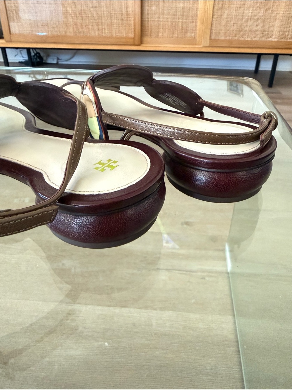 TORY BURCH ‘Marquetry Disk Sandal’ - Picture 4 of 6